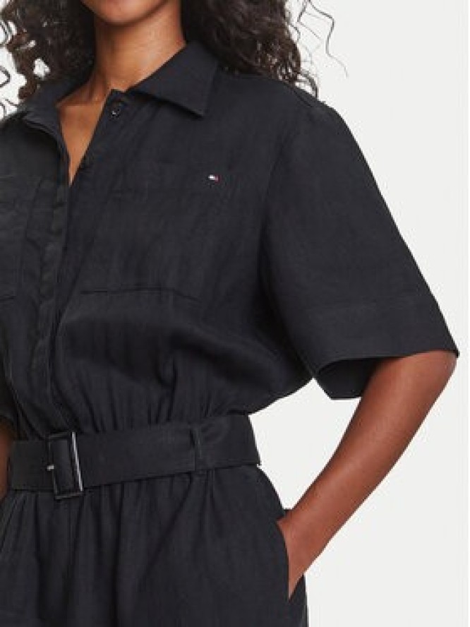 Tommy Hilfiger Kombinezon Ess WW0WW47168 Czarny Regular Fit