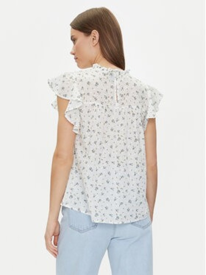 Vero Moda Bluzka Trine 10301205 Biały Standard Fit