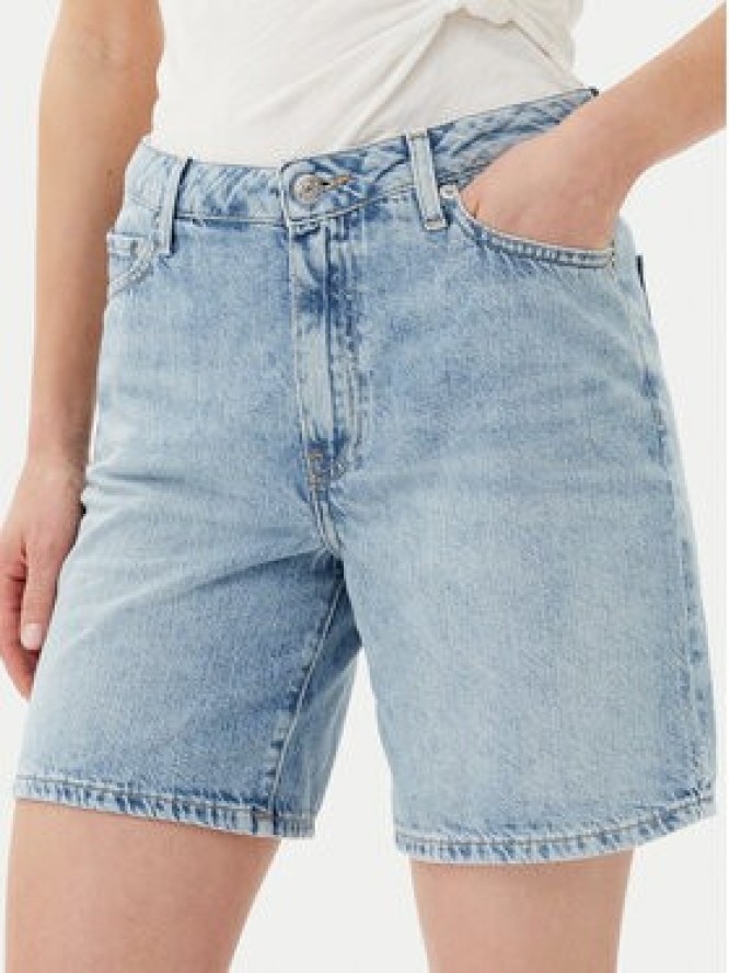 Tommy Hilfiger Szorty jeansowe WW0WW45505 Błękitny Regular Fit