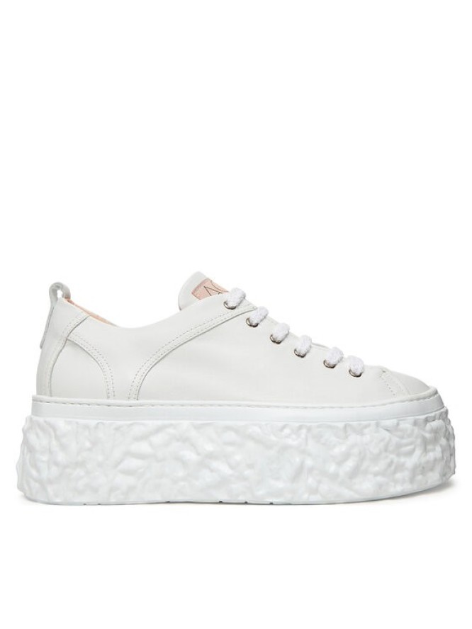 AGL Sneakersy Magma D776001PGKA076A634 Biały