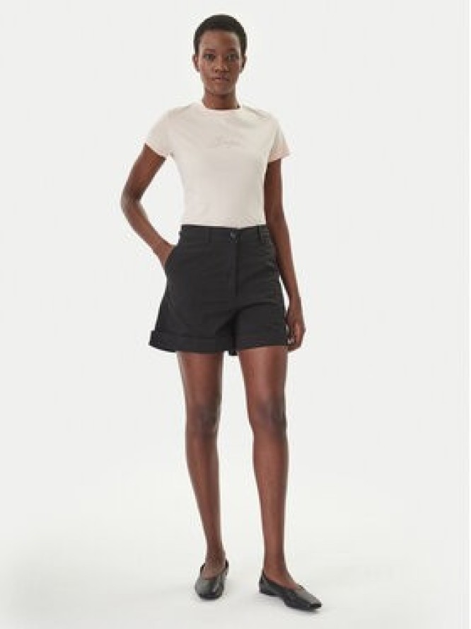 BOSS Szorty materiałowe C_Tanessa-D 50556391 Czarny Regular Fit