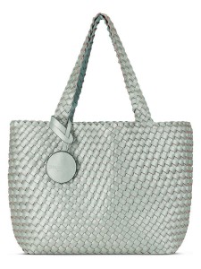 Ilse Jacobsen Dwustronny shopper bag w kolorze zielono-błękitnym - 46 x 32 cm rozmiar: onesize