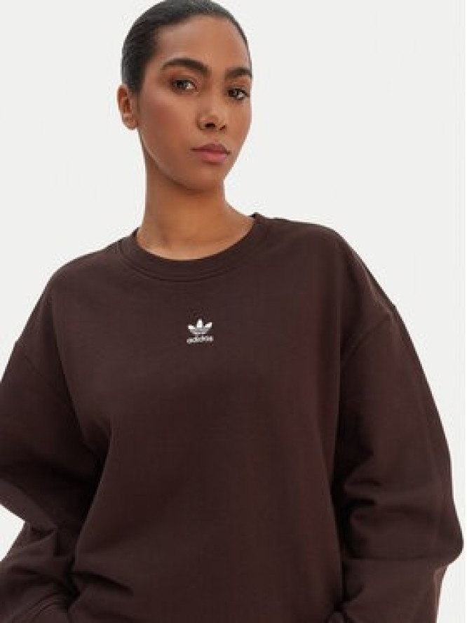 adidas Bluza Essentials KD9120 Brązowy Oversize