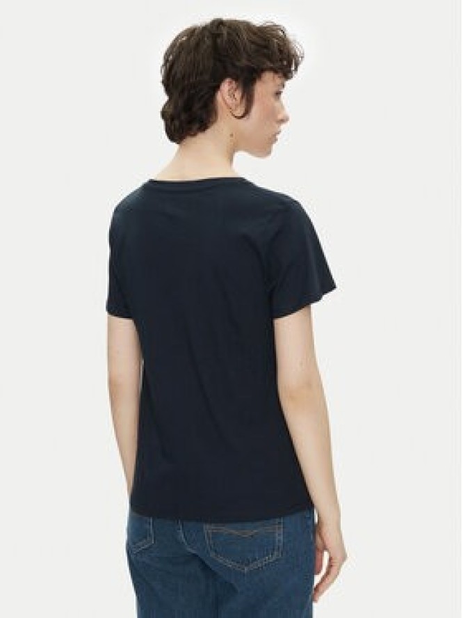 Pepe Jeans T-Shirt Macy PL506051 Granatowy Regular Fit