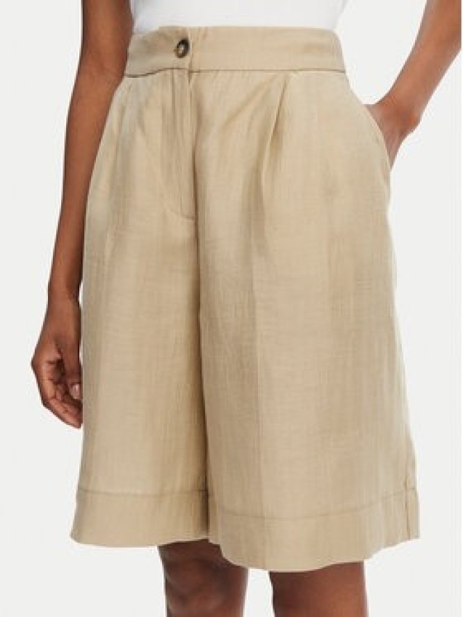 KAOS Szorty materiałowe RP1MR069 Beżowy Regular Fit