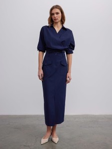 BGN Spódnica w kolorze granatowym rozmiar: 40