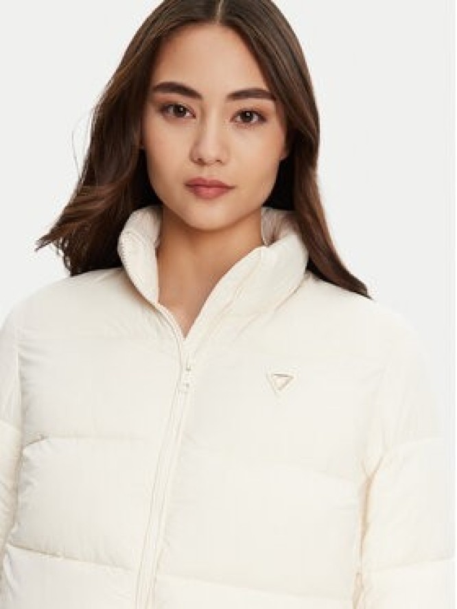 Guess Kurtka zimowa V4YL03 WFUD0 Écru Regular Fit