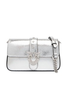 PINKO Torebka Love One Slouchy Baby AI 25-26 PCPL 105353 A2WD Srebrny