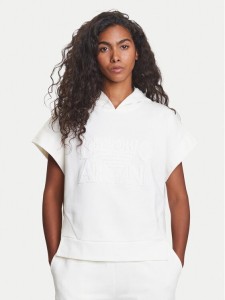 Emporio Armani Bluza EW000775 AF12186 U1131 Biały Loose Fit