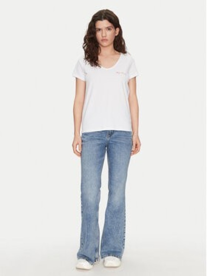 Pieces T-Shirt Silly 17156926 Biały Regular Fit