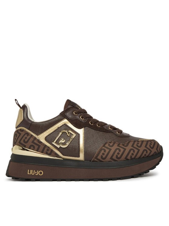 Liu Jo Sneakersy Maxi Wonder 01 BF6001 EX339 Brązowy
