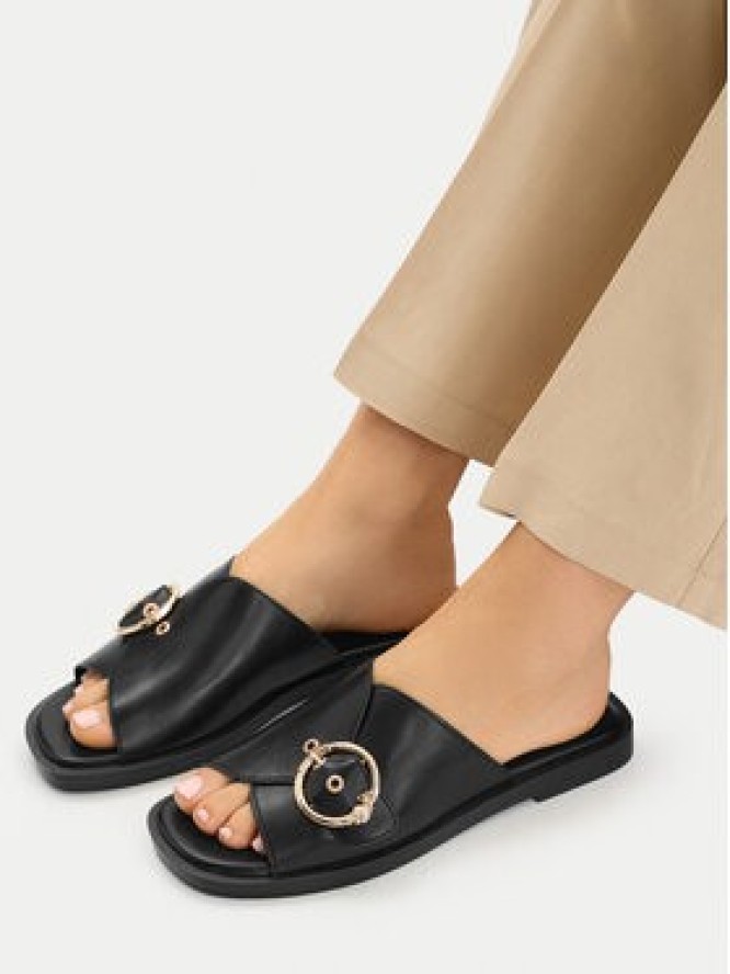 U.S. Polo Assn. Klapki EO-MARINA002W/6Y1 Czarny