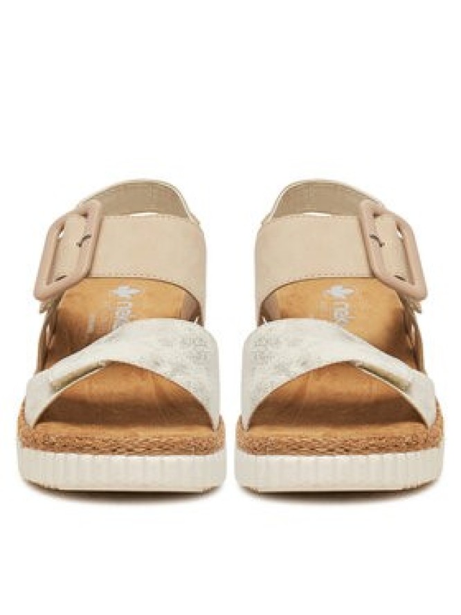 Rieker Sandały 69260-60 Beżowy