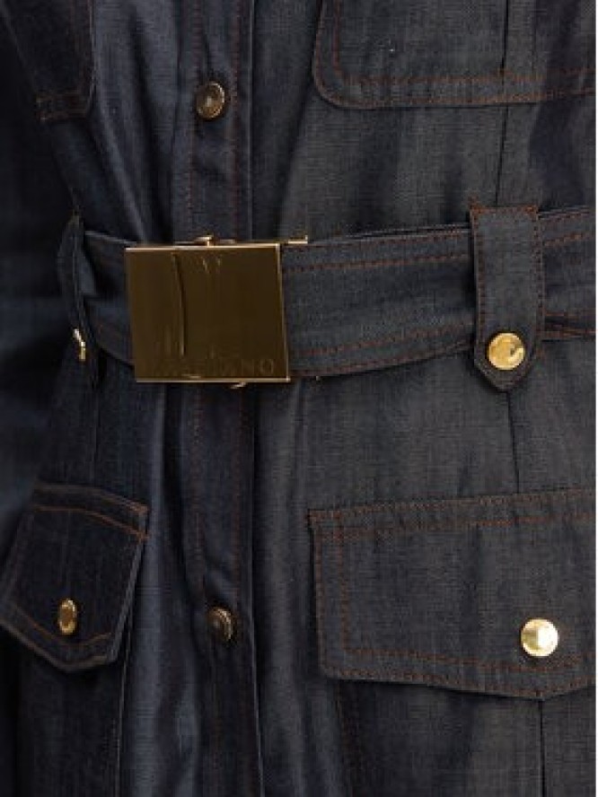 Marciano Guess Sukienka codzienna 5GGK05 7295A Granatowy Regular Fit