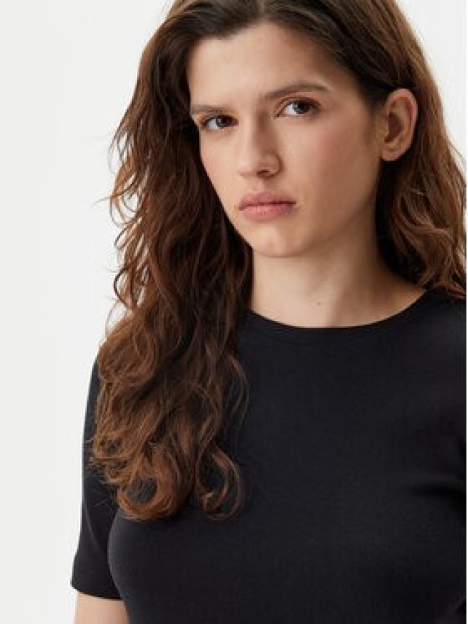 Gap T-Shirt 679172-00 Czarny Stretch Fit