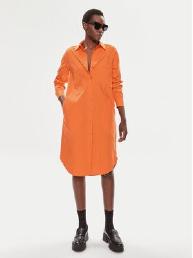 Tamaris Apparel Sukienka koszulowa Colmar TAW0497 Pomarańczowy Relaxed Fit