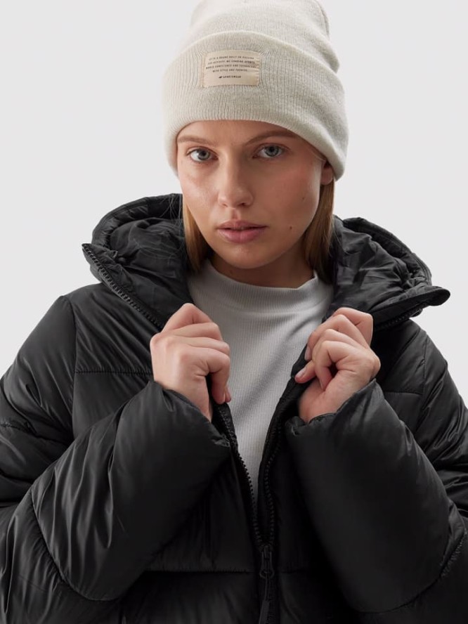 4F Płaszcz puchowy w kolorze czarnym rozmiar: XS