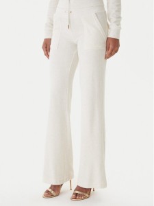 Juicy Couture Spodnie dresowe Layla JCSEBJ001G Beżowy Regular Fit