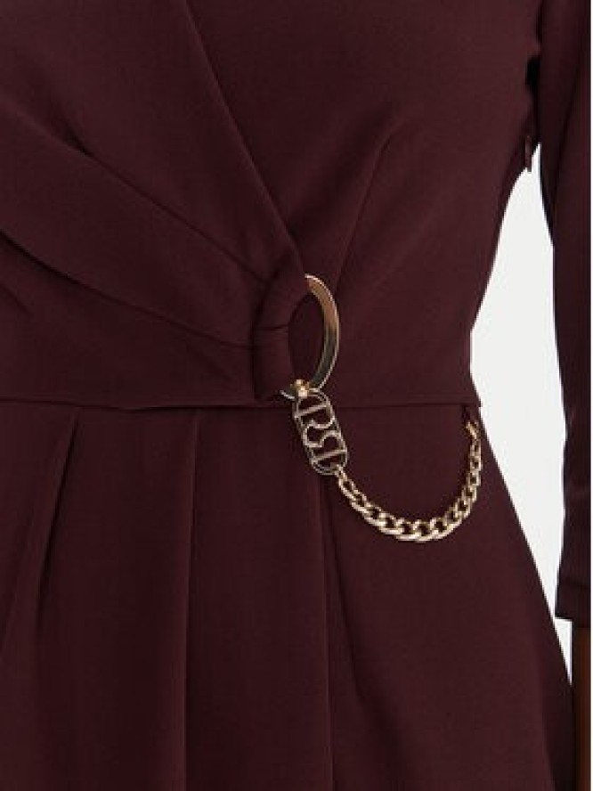 Rinascimento Sukienka koktajlowa CFC0020071002 Bordowy Regular Fit