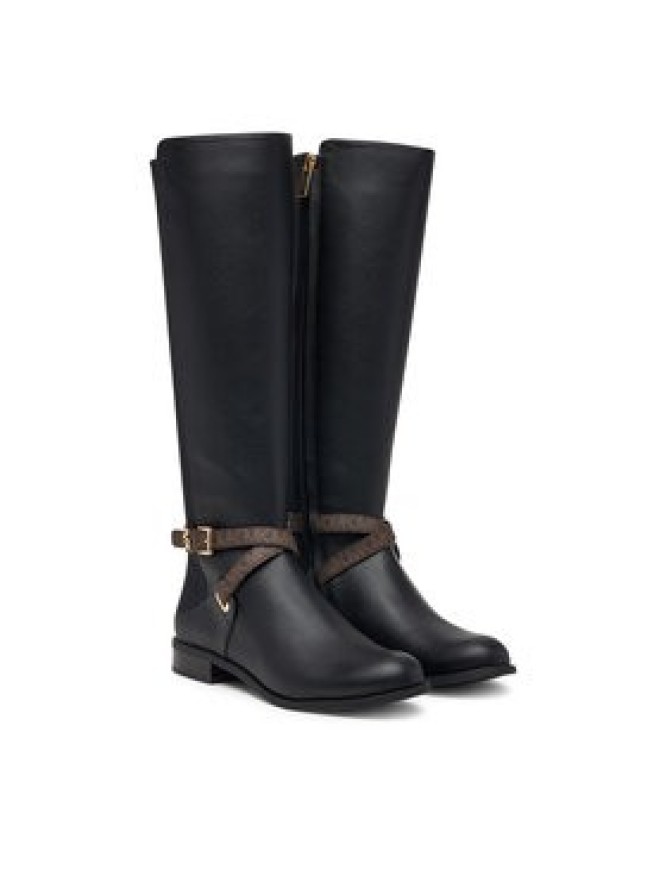 MICHAEL Michael Kors Oficerki Rachel Flat Boot 40F6RCFB6L Czarny