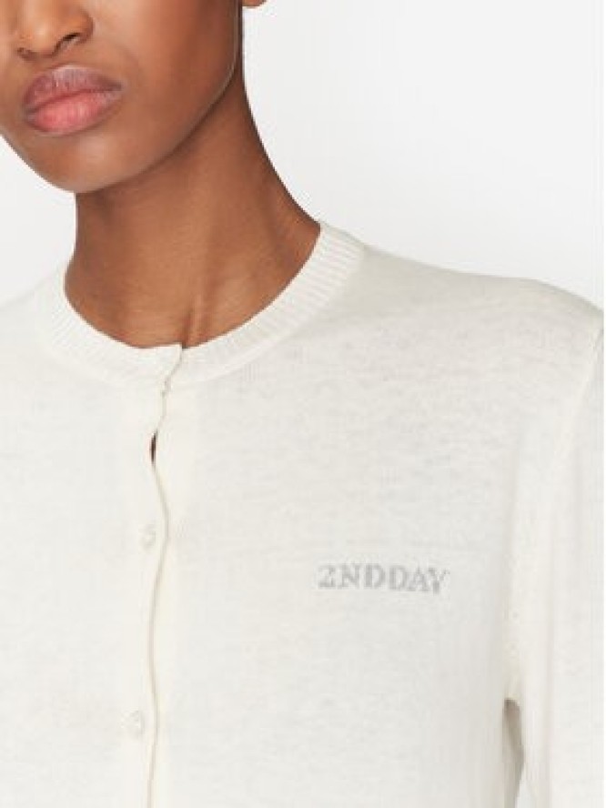 2NDDAY Kardigan Vinny 2252341408 Écru Regular Fit