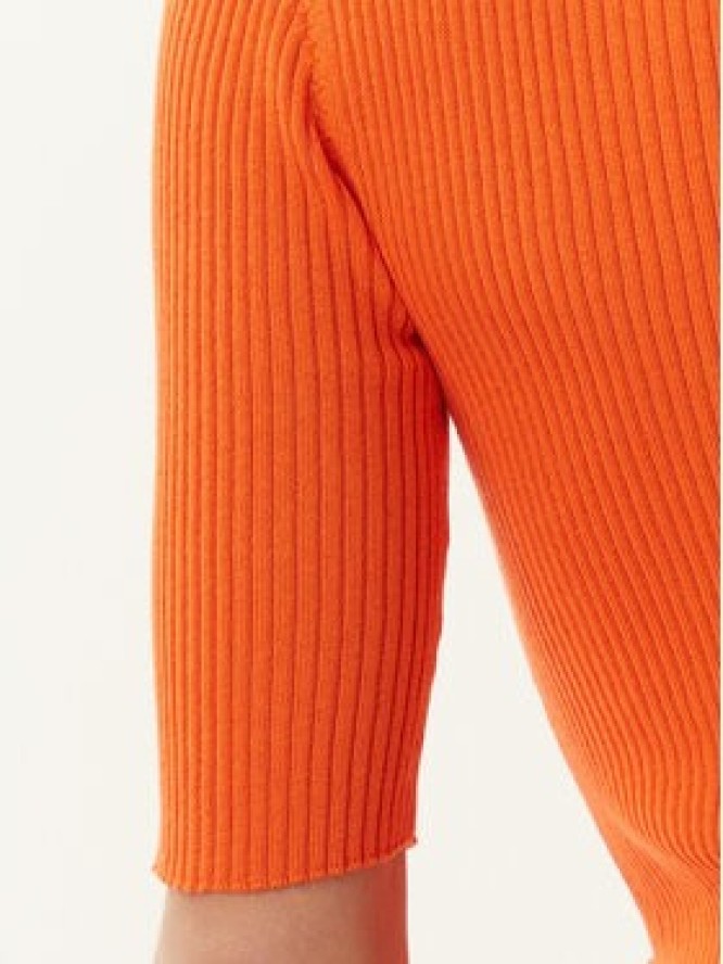 PINKO Sweter Tritone 102017 A1KW Pomarańczowy Slim Fit