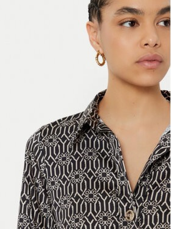 Rinascimento Sukienka koszulowa CFC0119895003 Czarny Regular Fit