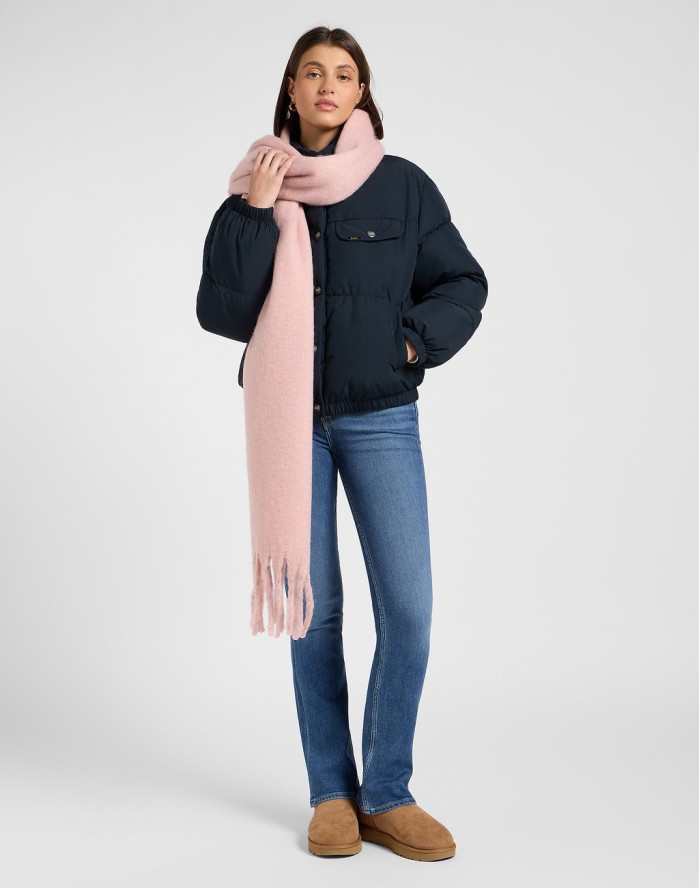 DAMSKA KURTKA LEE RIDER PUFFER JACKET BLACK 112370872