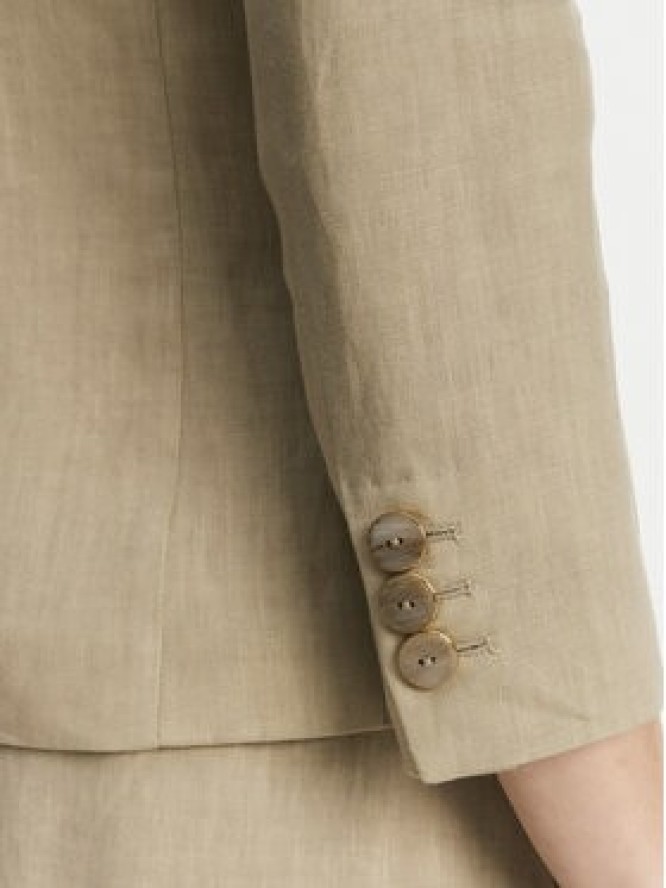 Marella Marynarka Biella 2513041062 Beżowy Regular Fit