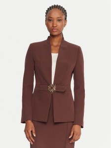 Rinascimento Marynarka CFC0126208003 Brązowy Slim Fit