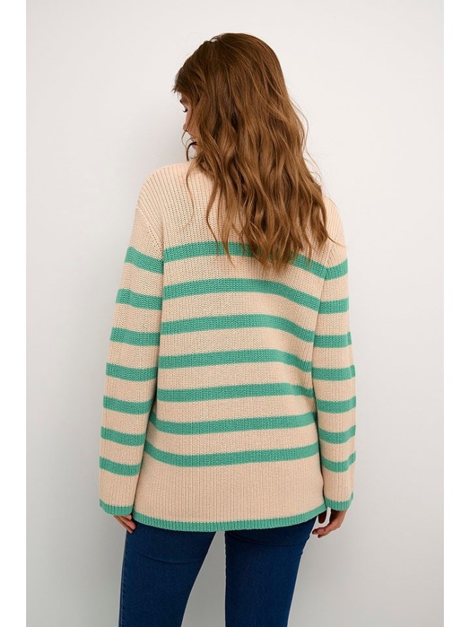 Kaffe Sweter w kolorze beżowym rozmiar: S