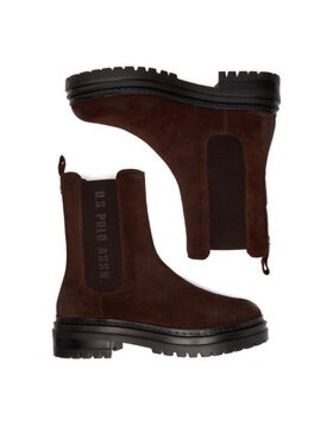 U.S. Polo Assn. Sztyblety CEO-VIZAG001W/ELE1 Brązowy