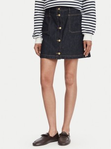 Tommy Hilfiger Spódnica jeansowa WW0WW50008 Granatowy Regular Fit