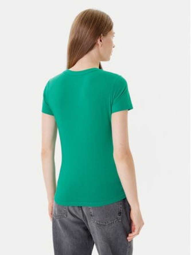 Guess Jeans T-Shirt W5YI04 J1314 Zielony Slim Fit
