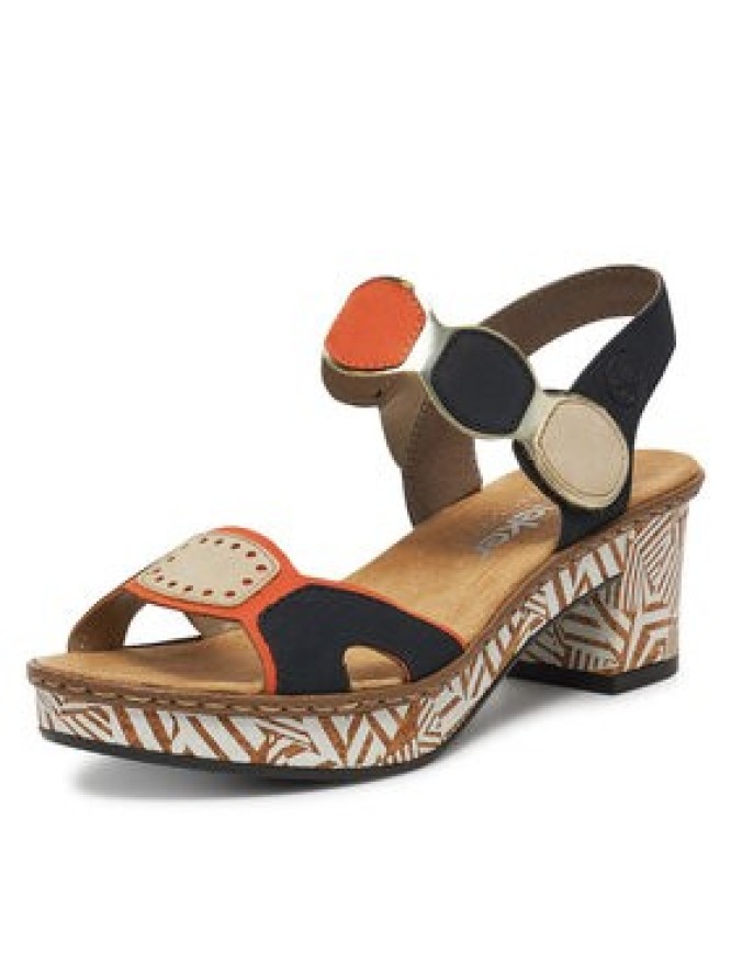 Rieker Sandały CEO-63876-90 Kolorowy