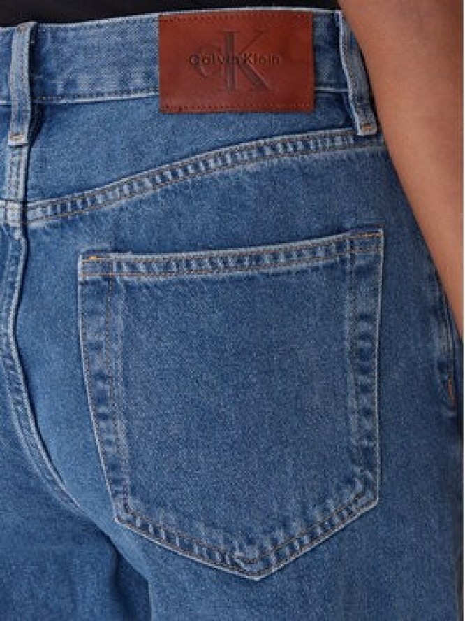 Calvin Klein Jeans Jeansy LV047E609G Granatowy Regular Fit