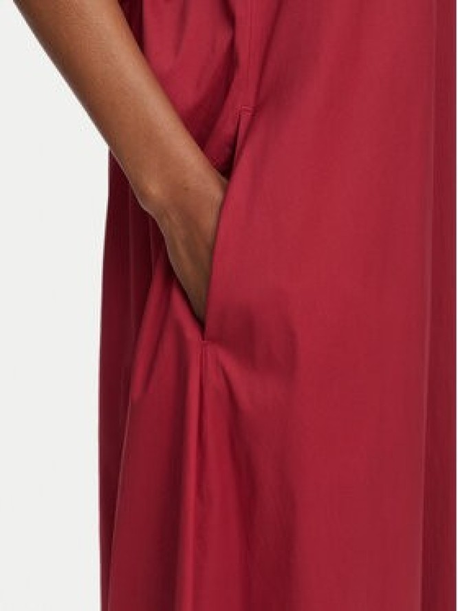 Max Mara Beachwear Sukienka codzienna 2616221039650 Czerwony Regular Fit