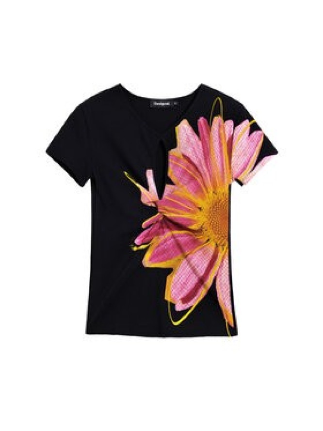 Desigual T-Shirt Dublin 26SWTK05 Czarny Regular Fit