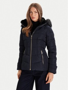 Morgan Kurtka puchowa 252-GITELA Granatowy Regular Fit