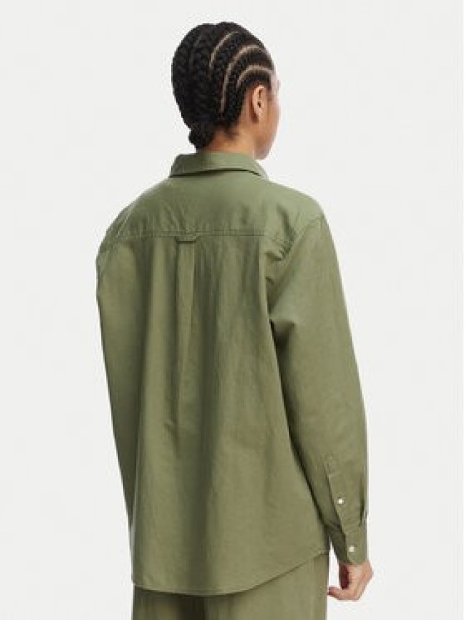 Tommy Jeans Koszula DW0DW22209 Zielony Relaxed Fit
