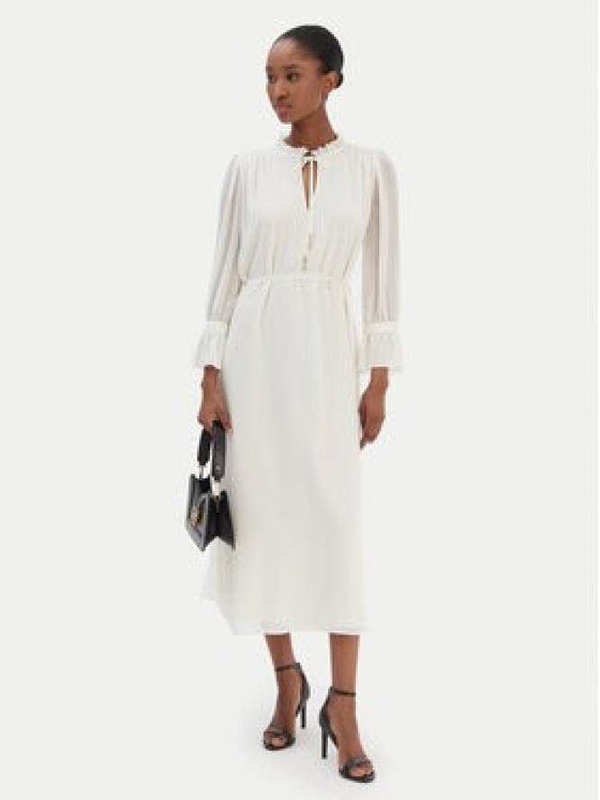 JOOP! Sukienka codzienna Dinah2 30100718 Écru Regular Fit