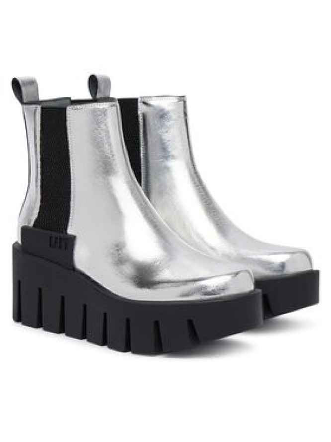 United Nude Botki Grip Chelsea LO V 1103214116 Srebrny