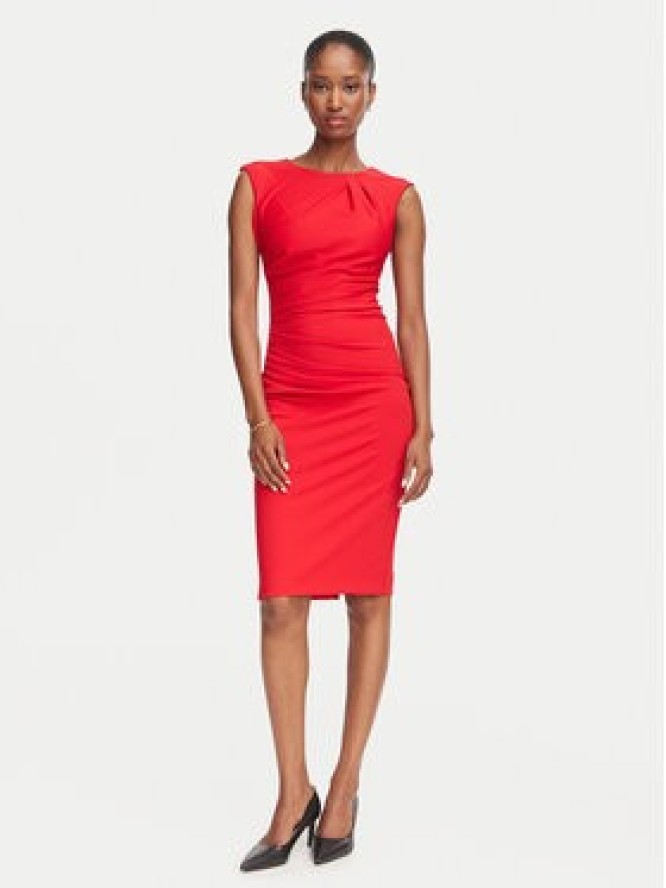 Rinascimento Sukienka koktajlowa CFC0131063003 Czerwony Slim Fit