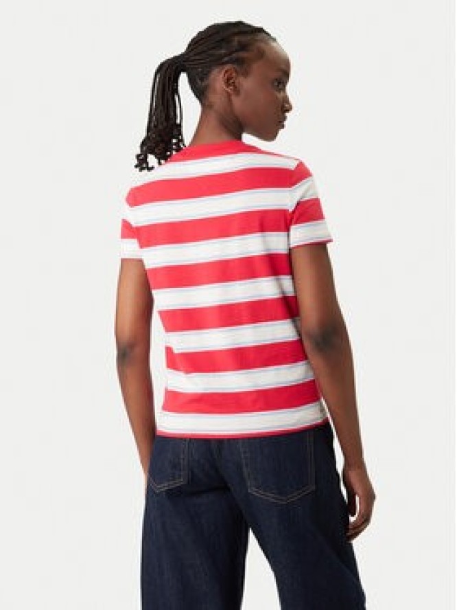 Tommy Jeans T-Shirt DW0DW21834 Czerwony Regular Fit