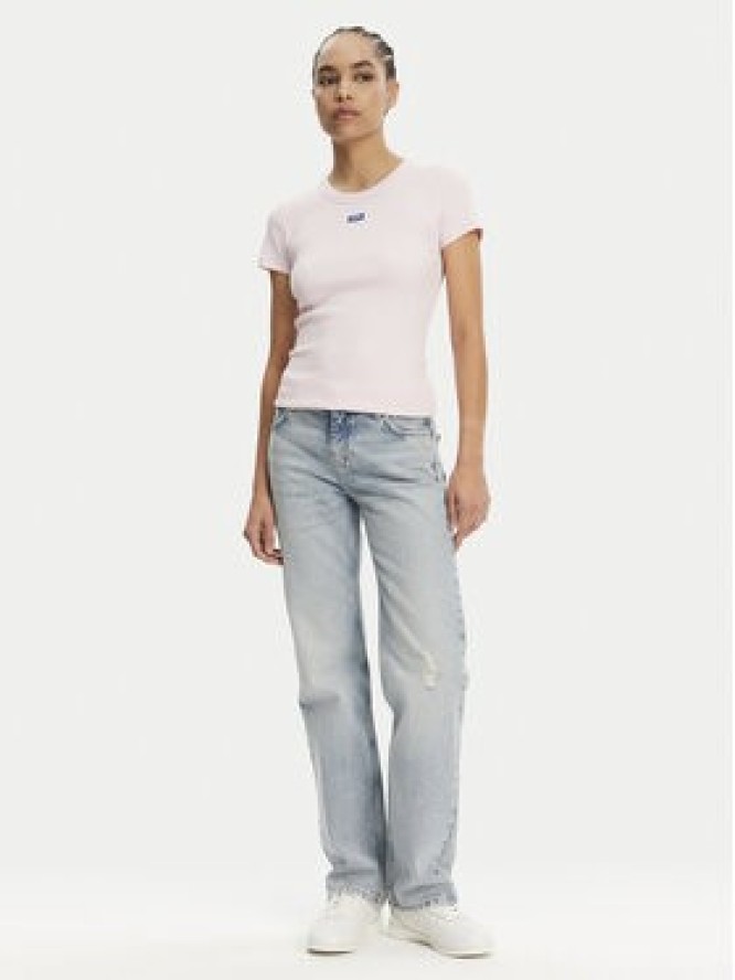 HUGO T-Shirt Easy 50523924 Różowy Slim Fit