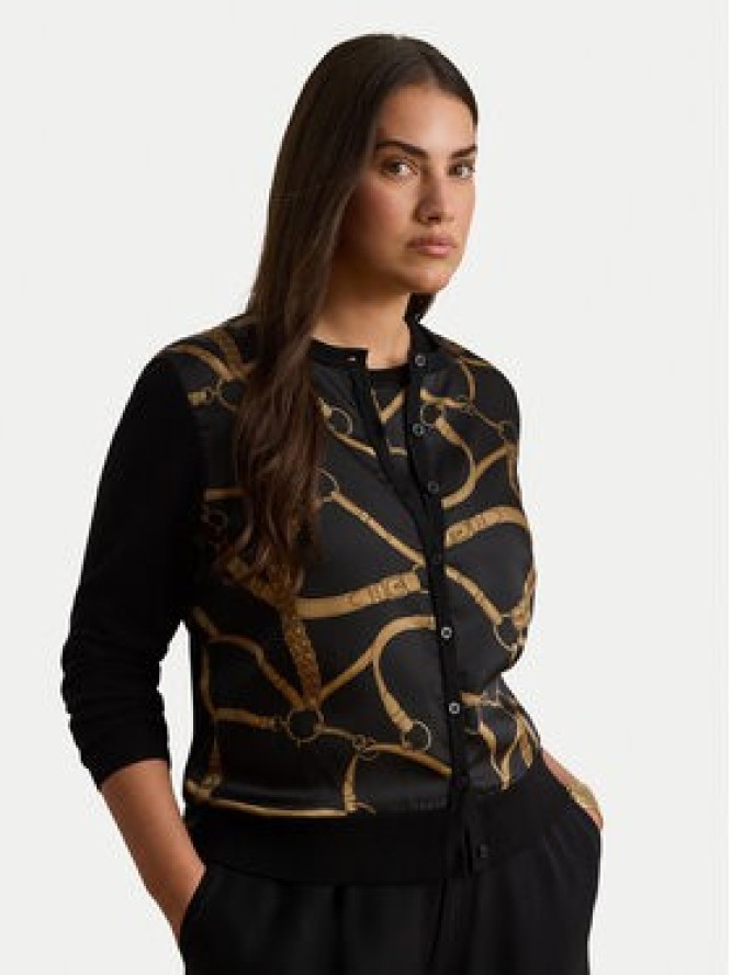 LAUREN RALPH LAUREN Kardigan 200P13977001 Czarny Regular Fit