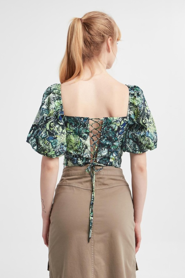 Bluzka damska gorsetowa GESTUZ