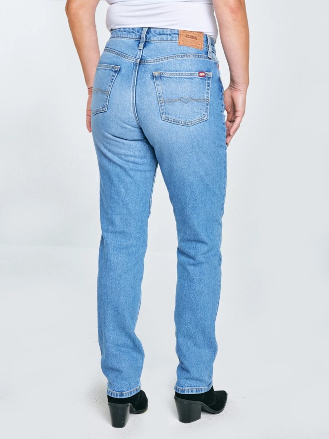 Jeansy damskie proste niebieskie Charlotte 485