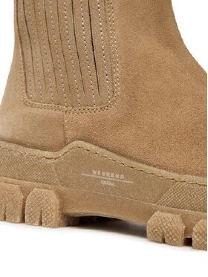 Weekend Max Mara Sztyblety 2525796035600 Beżowy