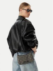 Calvin Klein Torebka Emblem Aop LV04F1164G Czarny